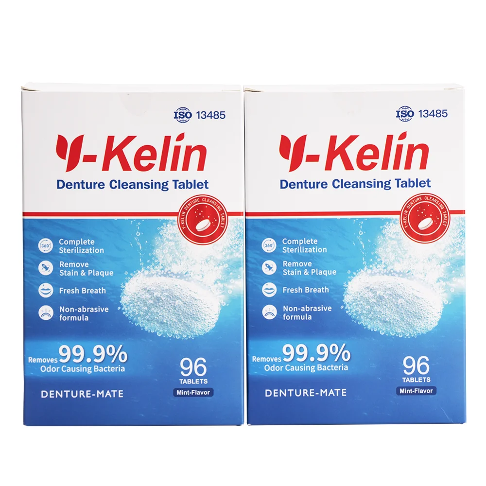 Y Kelin 192 таблетки для очистки зубных протезов tabs протезы очищающие средства 192s'| |