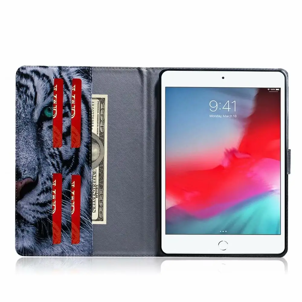 Чехол для планшета Apple IPad Mini 1 2 3 4 5 7 9 дюйма Модный Цветной чехол-подставка из