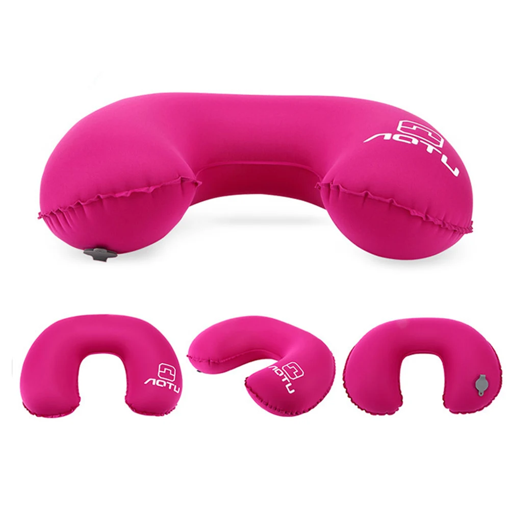 2019 надувная u подушка для пешего туризма кемпинг автомобиля самолет портативная