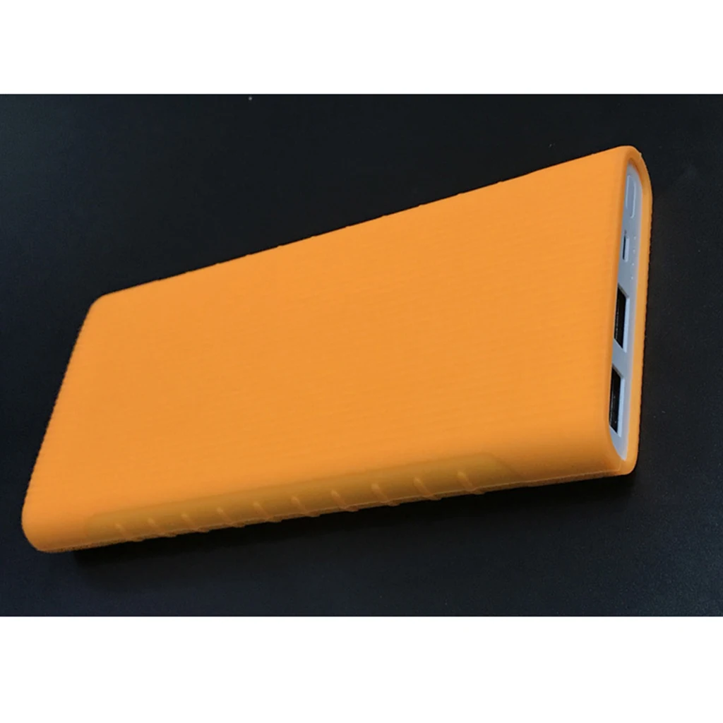 1 шт. новый силиконовый защитный чехол для Xiaomi Power Bank 10000 мАч с двумя usb портами