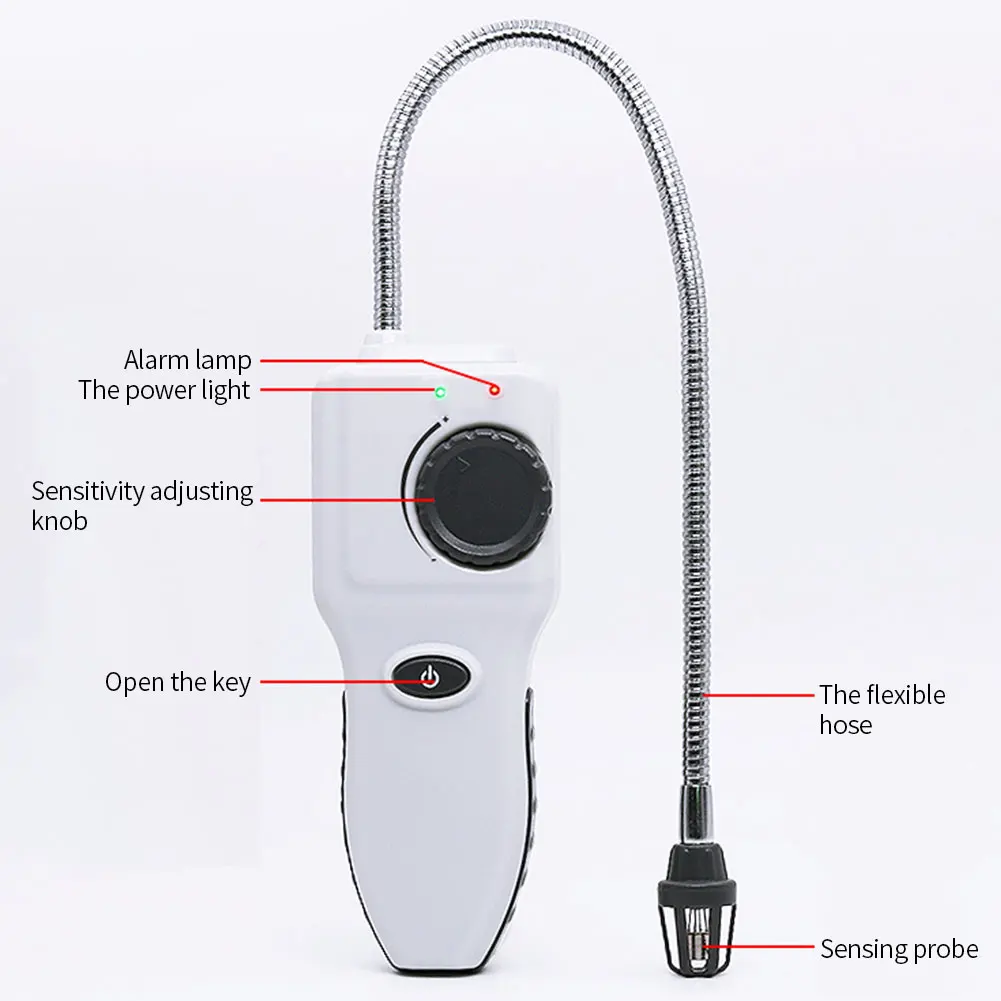 

Gas Testing Tool GM8800B Flammable Gas Detector Portable Methane Detector Leakage Tester for Gas Leakage Meter Gas Analizer