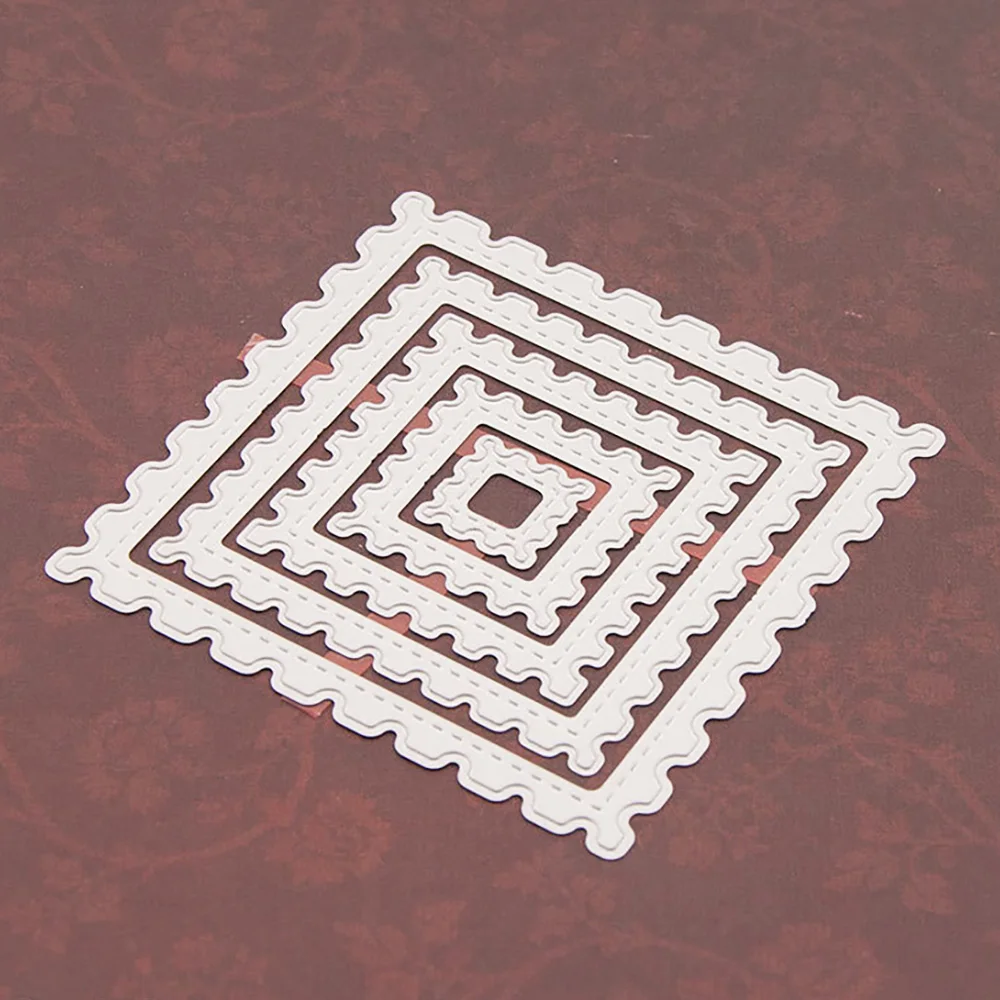 Металлические пресс формы в клетку для скрапбукинга X дюйма|Вырубные штампы| |