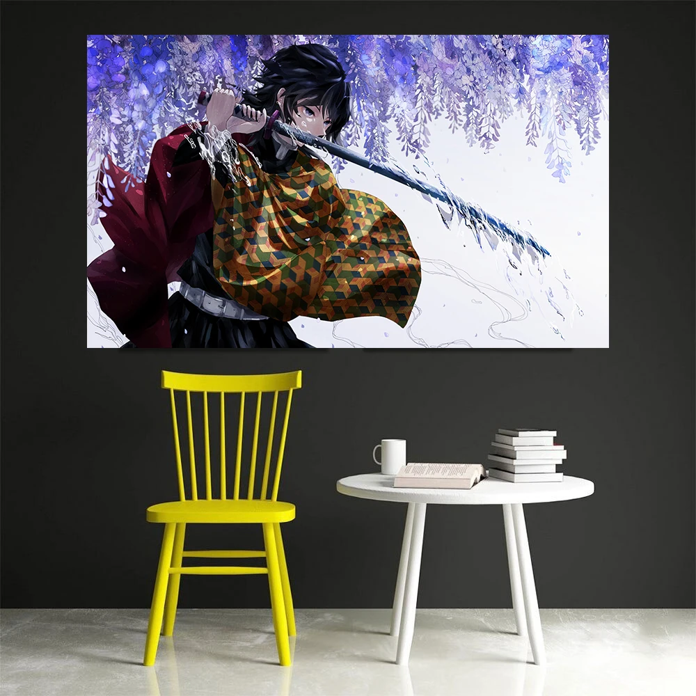 Janpenses аниме плакат демон убийца стены искусства и принты HD холст картины для