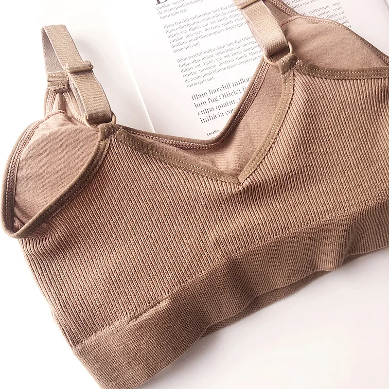 Бюстгальтер Спортивный пуш ап бесшовный цвет в ассортименте 1 шт|Спортивные топы|