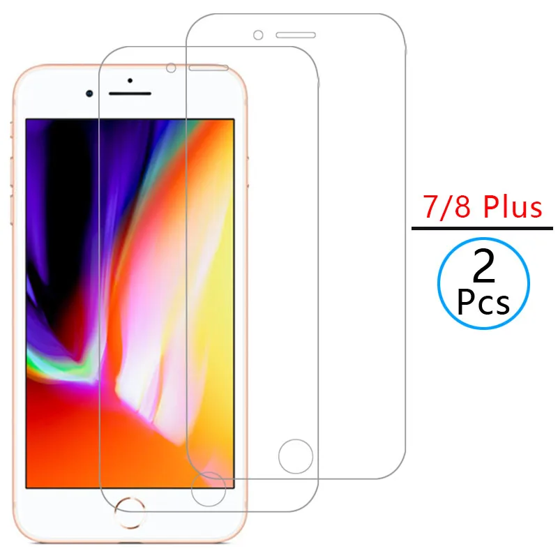 

protective glass for iphone 7 8 plus screen protector tempered glas on iphone7 iphone8 i phone 7plus 8plus 5.5 film iphon iphoe
