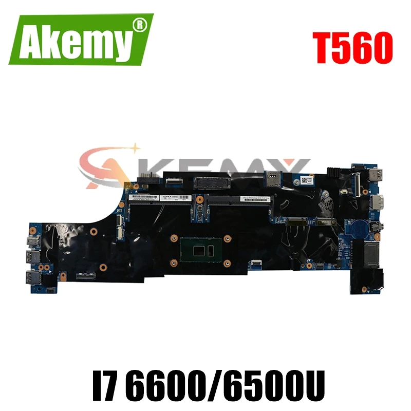 

For Lenovo ThinkPad T560 laptop motherboard with CPU i7 6600/6500U tested 100% work FRU 01AY457 01AY332 01ER007