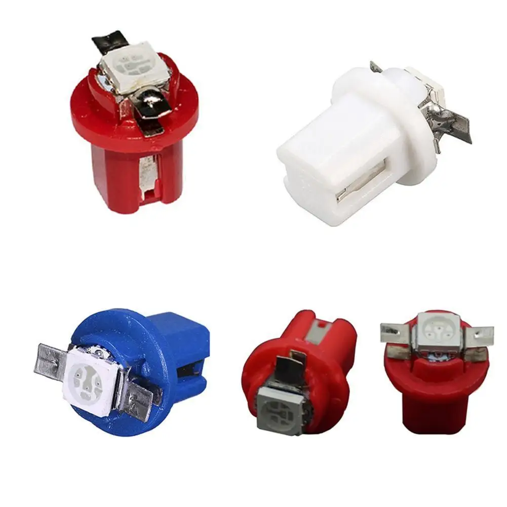 

10 шт., светодиодсветодиодный лампы T5 B8.5D 5050 1SMD T3O9