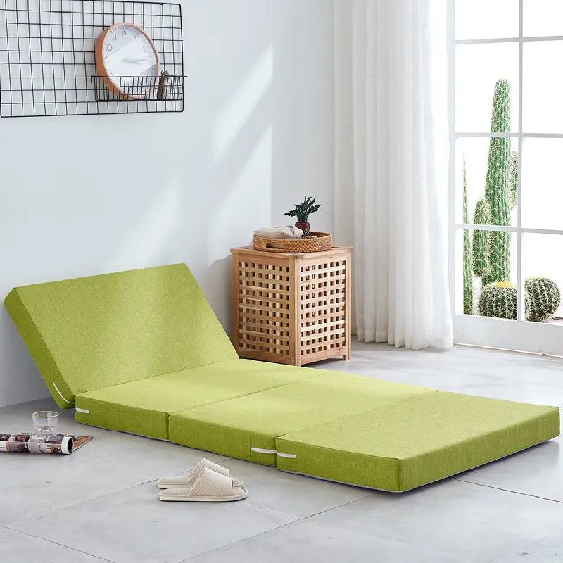 Foldable Bed Sofa Mattress Lazy Tatami Office Single Lunch Break Washable Mattress Futon Children's Beds Topper Mattress Pad