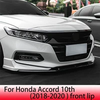 for honda accord 10th front lip body kit 2018 2019 2020 accord spoiler front shovel top apron board jdm modification