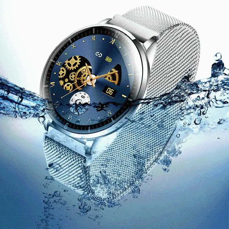 Смарт часы Z58 с пульсометром и тонометром ультратонкие водонепроницаемые