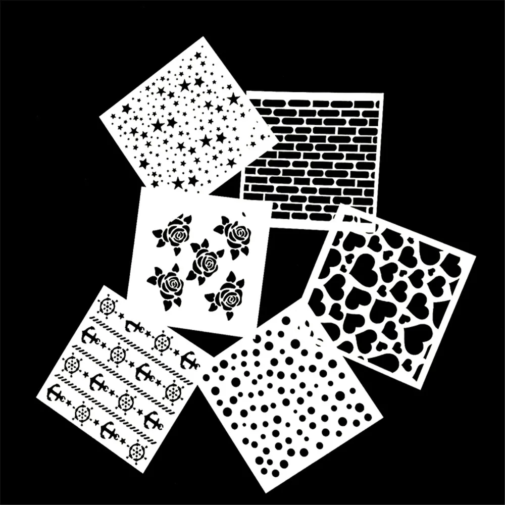 

1 шт. многоразовые трафареты для Diy Металлические высекальные формы Скрап Тисненая Бумага, карточка, альбом ремесленный Шаблон трафарет пре...