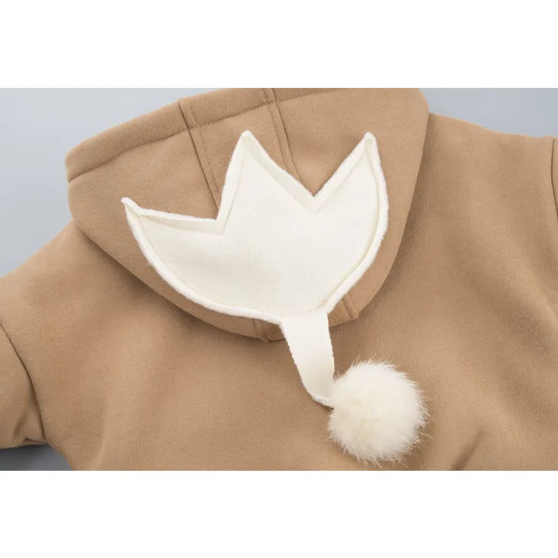 

Toddler Baby New Cotton Sweater Children Active Clothing Girl Boy Hooded Solid Plus Velvet Jacket Kids Casual Sweatshirt Coat