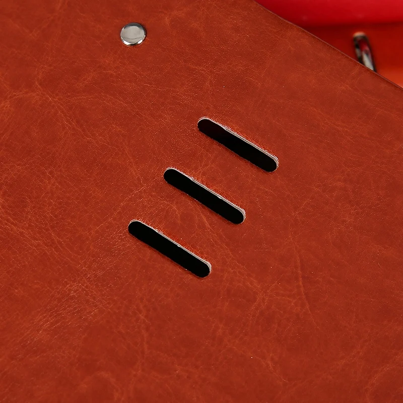 A5 спиральный блокнот 6 колец кожаный твердый переплет вкладыш Личный Дневник