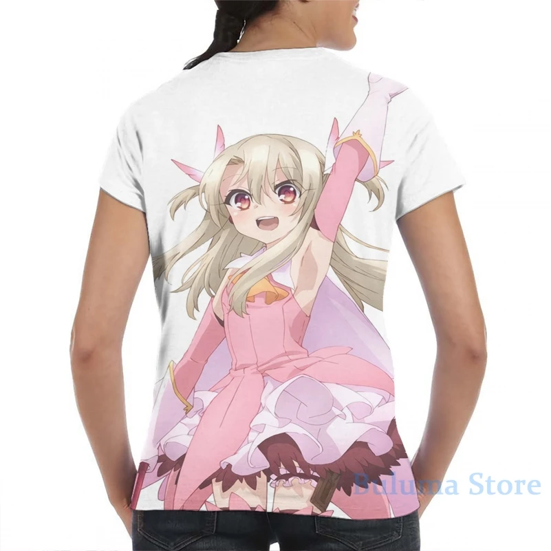 Illya Magic Girl Fate kaleid liner Prisma men T-Shirt women all over print girl t shirt boy tops tees Short Sleeve tshirts | Мужская