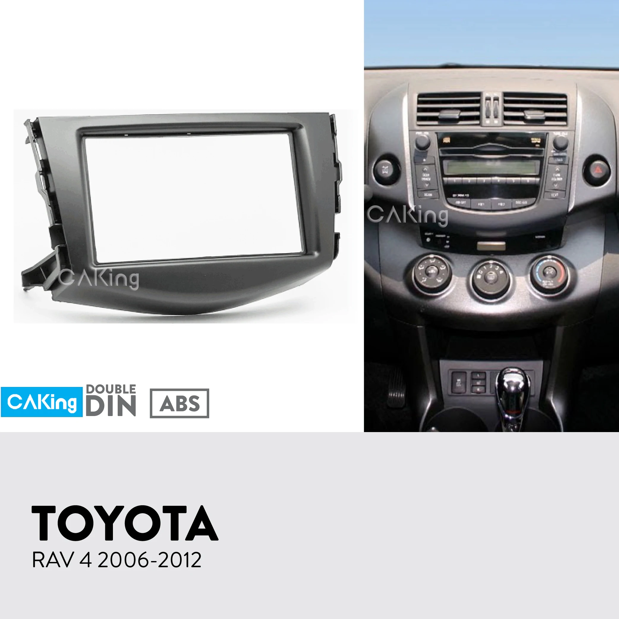 Автомобильная радиопанель Fascia Для TOYOTA RAV4 2006 2012 комплект фитингов для приборной