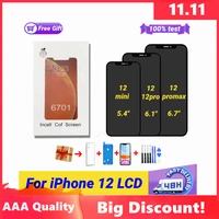 gx 12 oled rj incell pantalla for iphone 12 mini 12 12pro 12 pro max lcd replacement screen display 3d digitizer full assembly