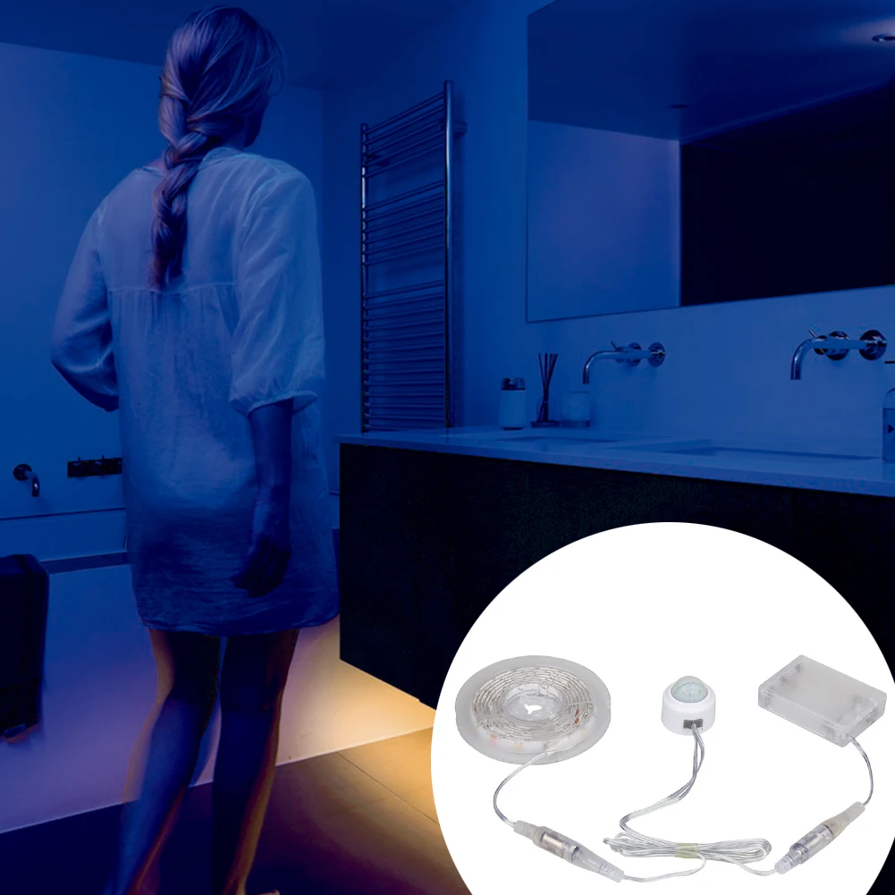 

5V Warm White Light + Infrared Dual Induction Battery BoxB Wake-Up Light Lamp