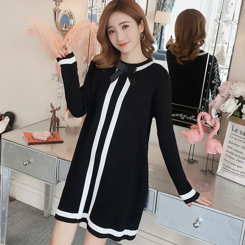 Новое поступление осеннее платье для беременных женщин элегантное большого