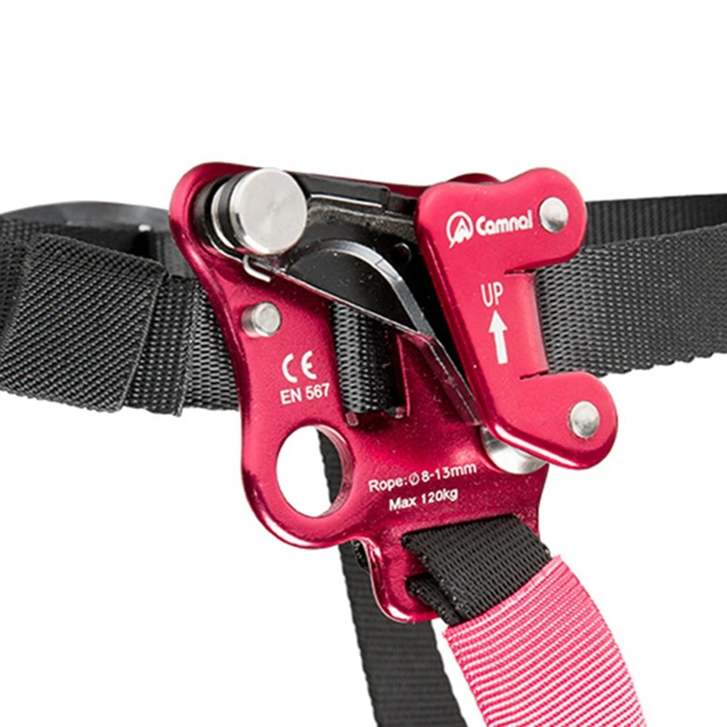 

CAMNAL Rock Climbing Foot Ascender Riser with Pedal Belt Grasp Rope Gear Anti Fall Off Foot Ascend