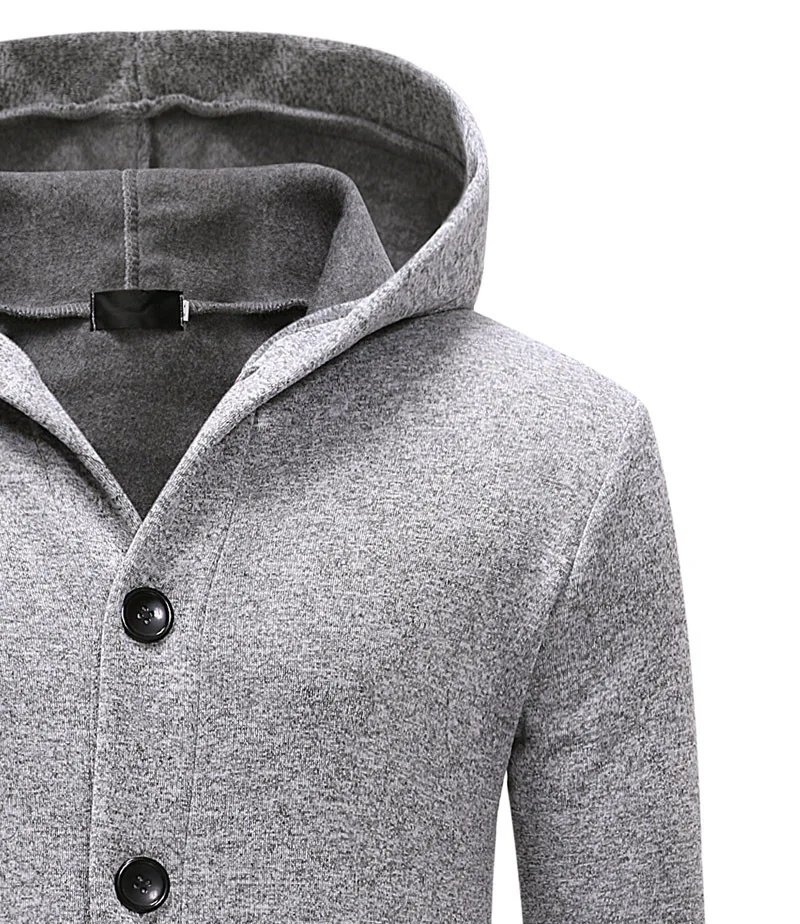 

Men fashion Hooded Sweatshirts Mantle Hoodies Fashion Jacket long Sleeves Cloak Mans autumn spring cotton top Coats dropshipping
