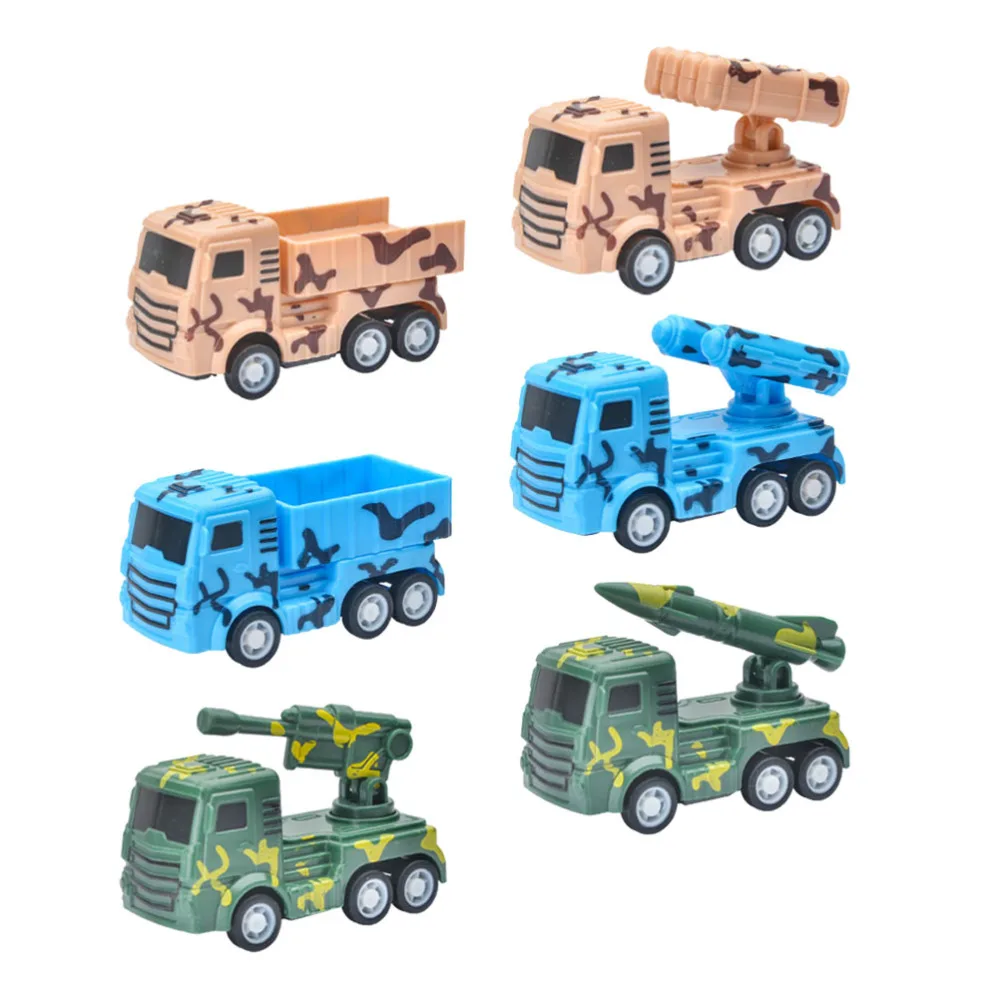 

6Pcs Children Back Power Mini Convoy Vehicle Toys for Kids Playing