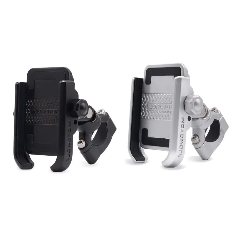 

Universal alloy aluminum bike motorcycle guide phone mounting support for 4-6.4 mobile inch