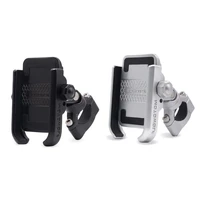 universal alloy aluminum bike motorcycle guide phone mounting support for 4 6 4 mobile inch