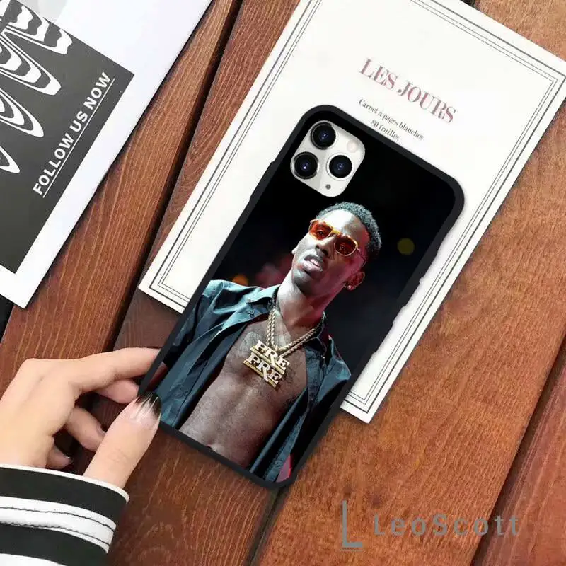 

Young Dolph Phone Cases for iPhone 11 12 pro XS MAX 8 7 6 6S Plus X 5S SE 2020 XR Soft Silicone Shell Cover Funda