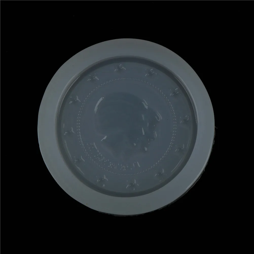 Круглая силиконовая монета помадки формы для сахара шоколадные конфеты печенья