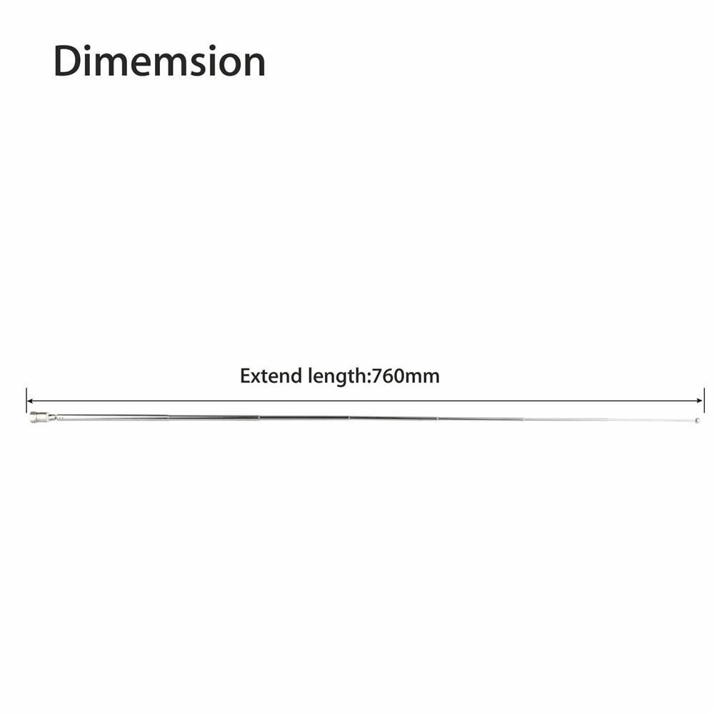 Телескопическая антенна 7 секций выдвижной радиоприемник DAB FM для домашнего