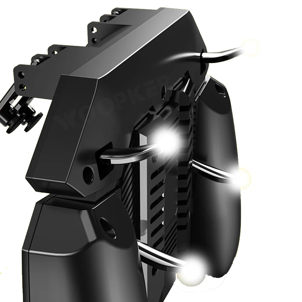 Игровой контроллер PUBG мобильный геймпад Все в одном с шестью пальцами для AK77 Free