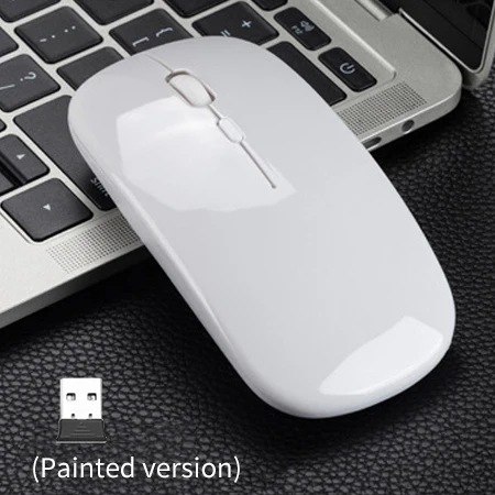 2.4G charg version Antscope, новинка, Bluetooth, двойной режим, зарядка, мышь, 5,0, бесшумная, для ноутбука, игры, 2,4g, беспроводная мышь для ноутбука, настольного компьютера, Mause - Цвет: 2.4G charg version