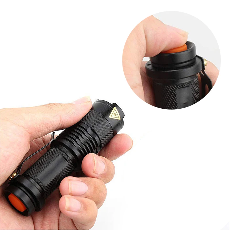 Светодиодный УФ фонарик светильник 365nm зум Портативный мини фонарь обнаружения