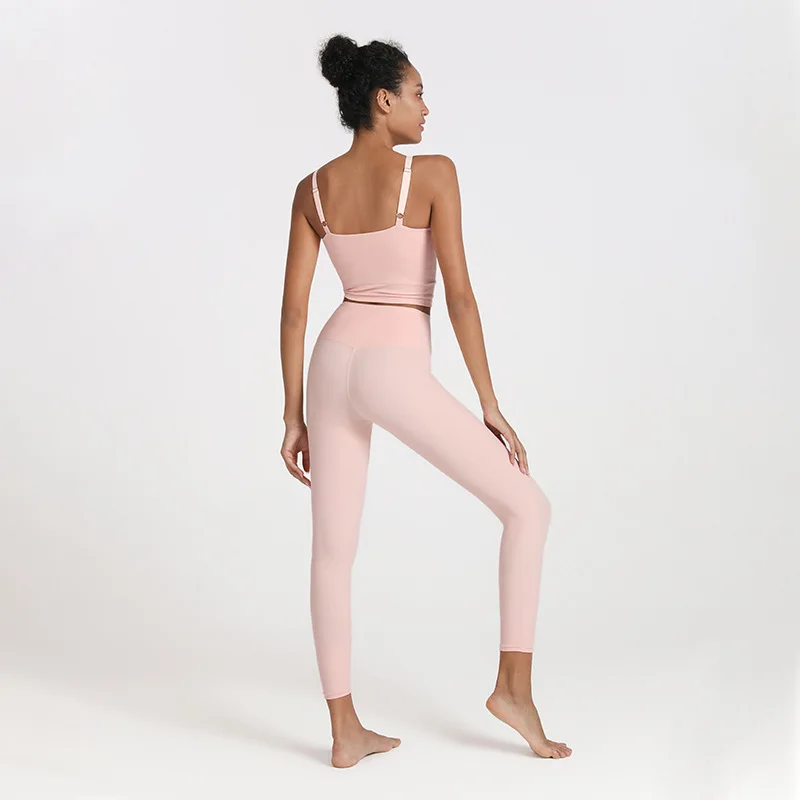 

Sben Sexy Breathable High Waist Sports Suit Running Sport Set Gym Running Suit Tracksuit Sets Women Seamless Clothing