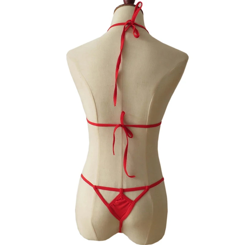 Пикантная пляжная одежда для загара микро бикини с соблазнительными ягодицами