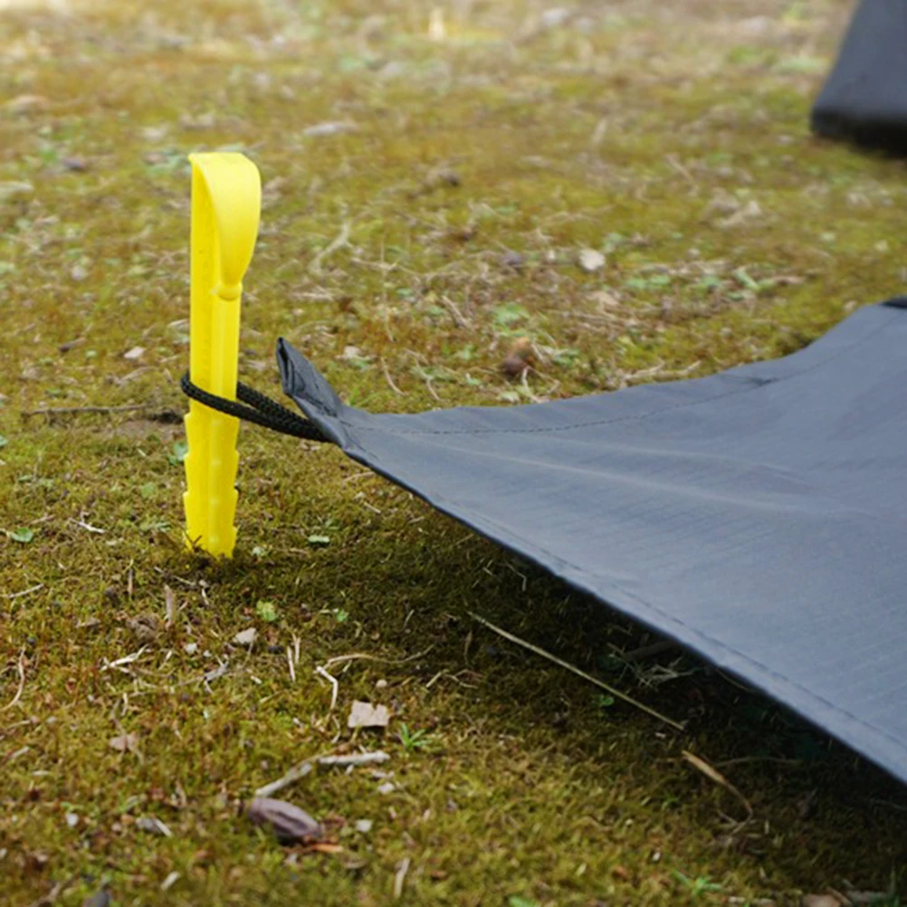 12 шт. инструменты для кемпинга Пластик колышки палатки прочных ногтей песка