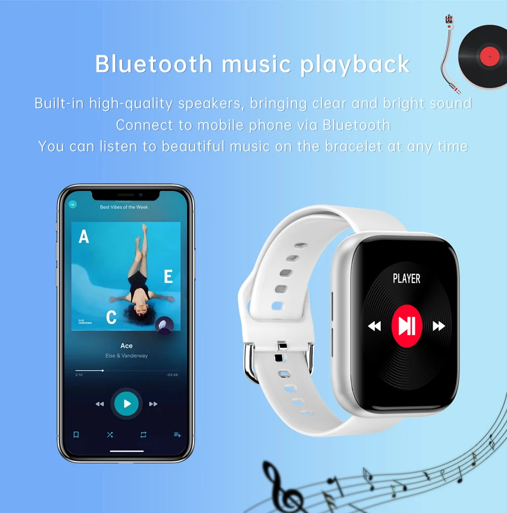 

2021 Smart Watch Bluetooth Call Smartwatch Men Women Waterproof Sport Fitness Bracelet For Android Apple Xiaomi Honor