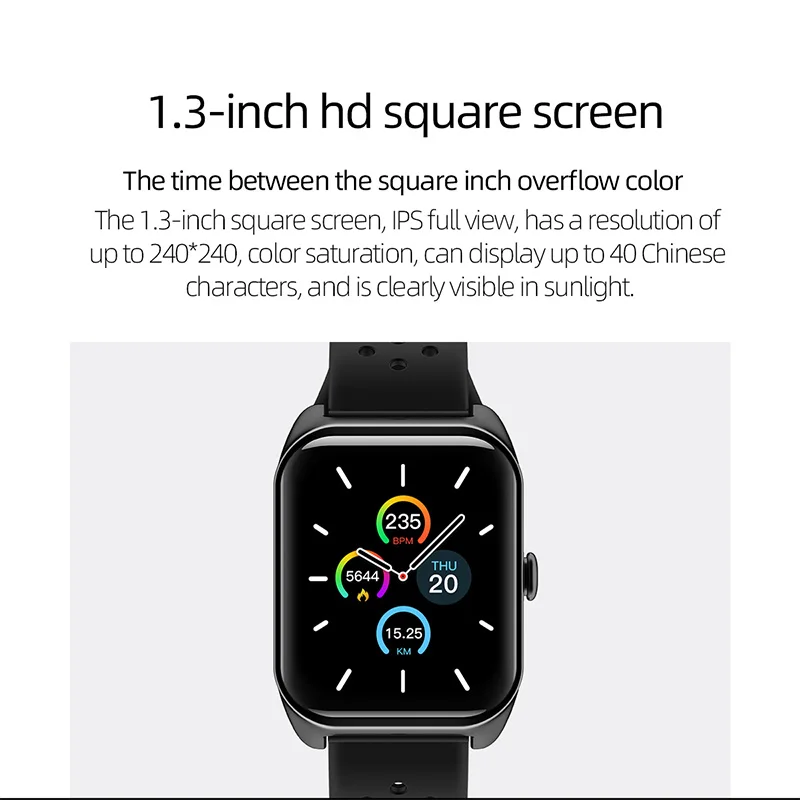 b58 smart watch series 5 men women smartwatch heart rate blood pressure monitor sport bracelet ip67 waterproof wearable devices free global shipping