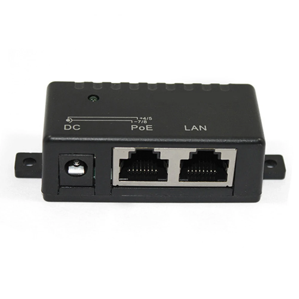 100Mbps 5V 12V 24V 48V/1A POE Injector Power Splitter for IP Camera Adapter Module Accessories | Безопасность и защита