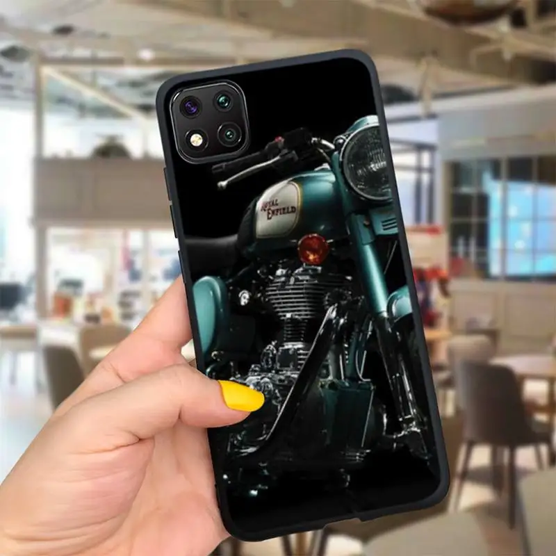 

ZFGHSHYQ Luxury Motorcycles Royal Enfield Phone Cases For Redmi 5plus 5 6 7 8A Note 2 4 5 6 7 Note 8 9pro