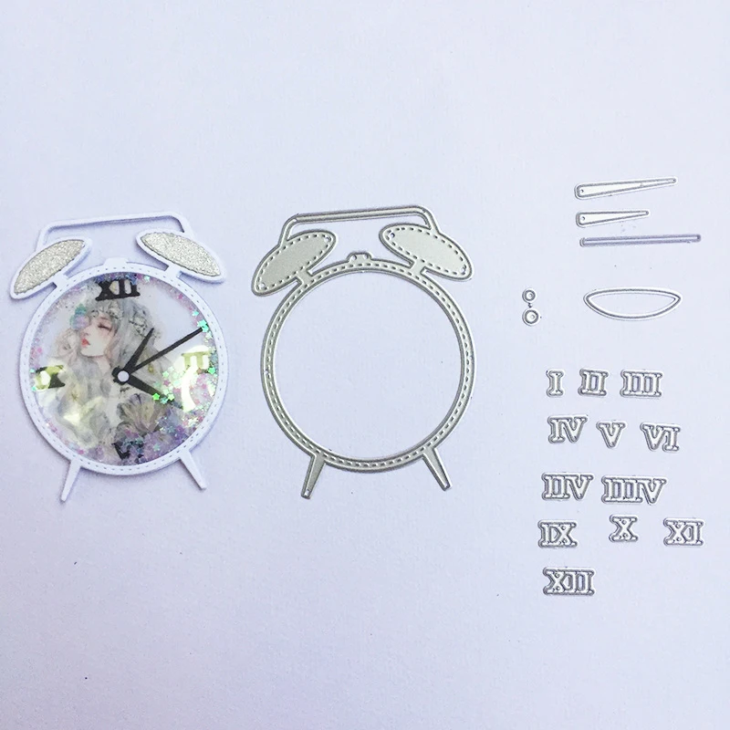 Форма для резки металла с ножом-будильником серебряная форма ремесла набор