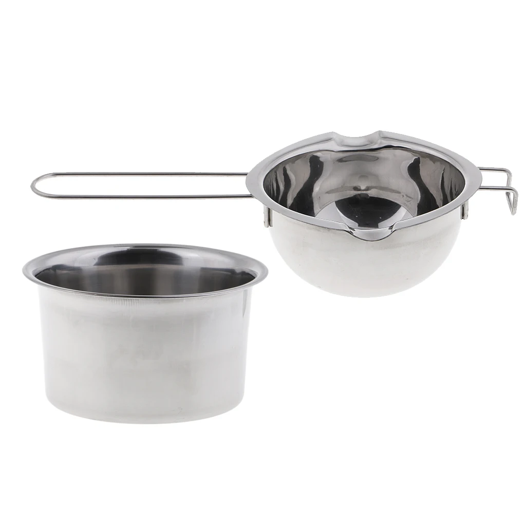 2pcs Stainless Steel Wax Melting Pot Double Boiler For DIY Scented Candles | Дом и сад