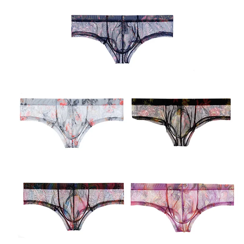 4 шт./компл. сексуальные трусы боксеры для геев короткое нижнее белье эротическое