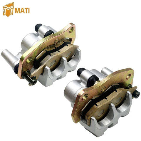 Передний левый и правый тормозной суппорт для Yamaha Side by Side Rhino 450 660 700 YXR450 YXR660 YXR700 5B4-2580T-01-00 5B4-2580U-01-00