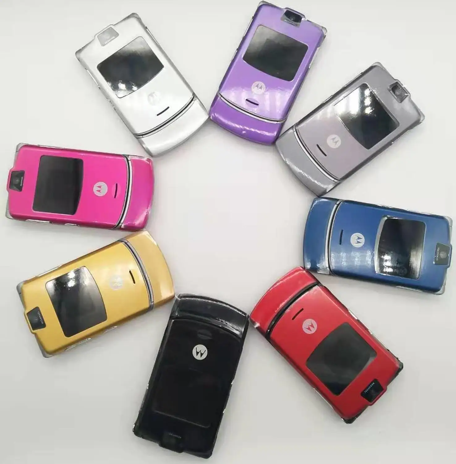 Motorola V3 Восстановленный-оригинальный разблокированный GSM четырехдиапазонный Razr