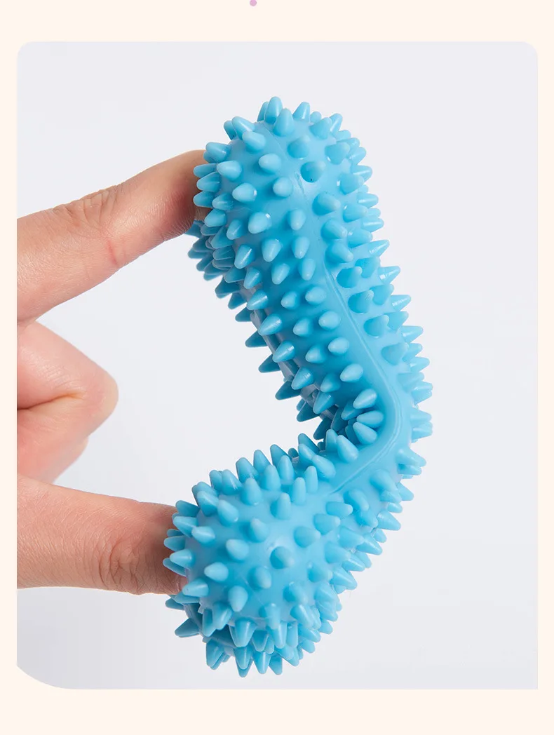 Безопасный жевательный колокольчик резиновая соска игрушка для собак чистки