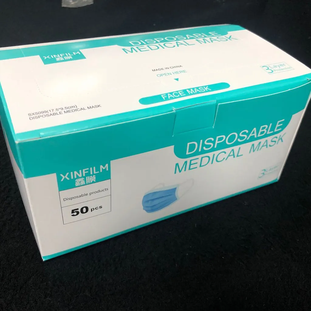 

50pc/pack Foggy Haze Disposable Mask Anti-stof Veilig Ademend Activated Carbon face maskfashion Adjustable Strap Mascarillas