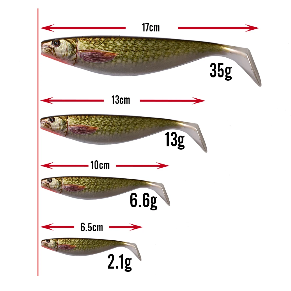 BESTAC Soft Lure bait Huge Big Pro Shad Predator Zander Bass Perch Pike Rage Berserk Sea Fresh Fishing Lead Head and Hook | Спорт и