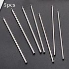 Многофункциональная шариковая ручка с алмазным наконечником 68 мм, нейтральные со сменным стержнем, 5 шт.