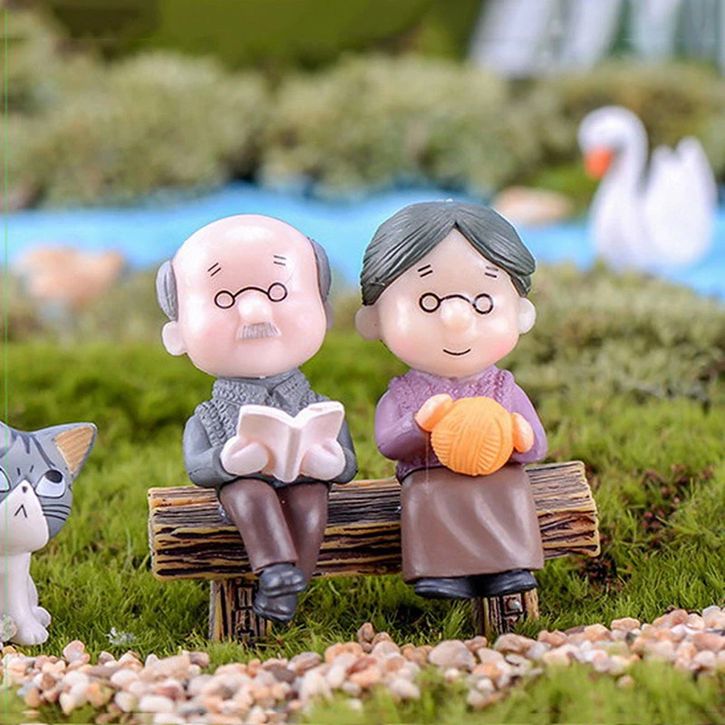 3 шт./компл. пара шерстяной пряжи бабушка книга дедушка Lovers кукла подарок